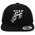 BLACK COWPRINT BLACK CAP
