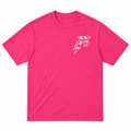 WHITE CWPRINT PINK T-SHIRT